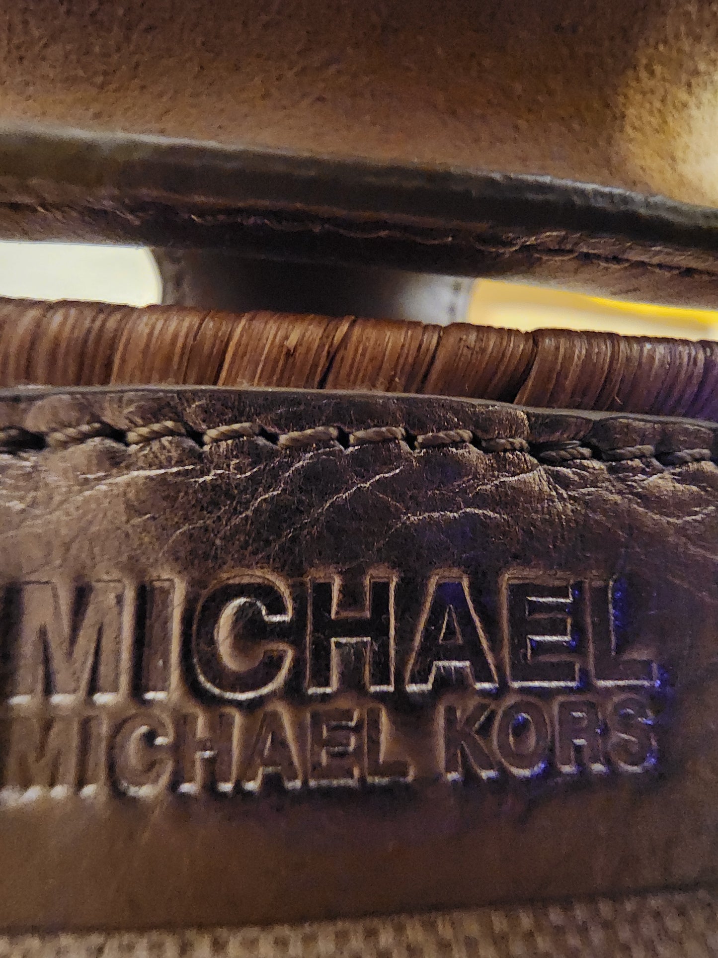 Michael Kors Wicker Clutch